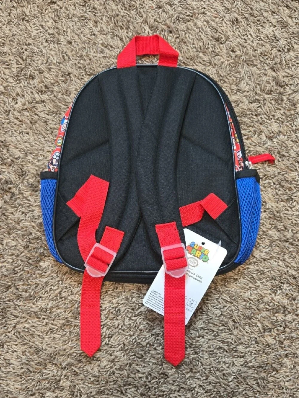Super Mario Bros Nintendo Bioworld Mini Backpack Bag